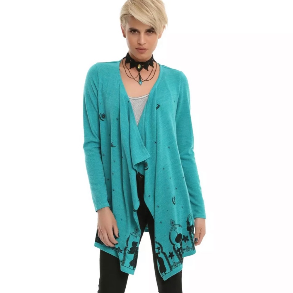 Disney Aladdin Turquoise Cardigan
